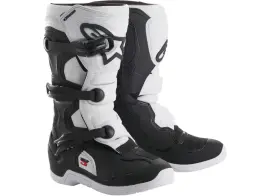 3411-0402 Alpinestars New Tech 3s Youth Boots - Black/white Us Size 7