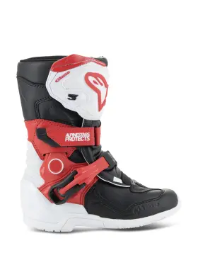 3411-0701 Alpinestars Kids Tech 3s Boots Red/black/white Us 1 / Eu 33