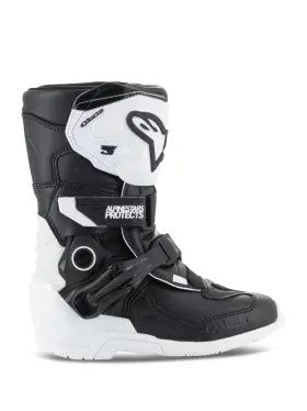 3411-0705 Alpinestars Kids Tech 3s Boots Black/white Us 13 / Eu 32