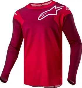3761324-368-l Alpinestars Racer Hoen Jersey Mars Red/burgundy Large - Lightweight &