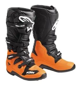 3pw19v0302 Alpinestars Ktm Tech 7 Mx Boots Orange Black Brand New - Size