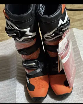 3pw230006004 Alpinestars Alpine Stars Ktm Tech Motocross Boots Size 9 Men S Black
