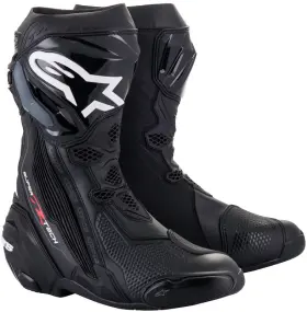 4101-0205-42 Alpinestars Supertech R V2 Black Boots Size 42