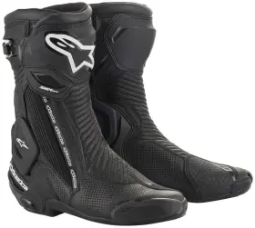 4102-0005-46 Alpinestars Smx Plus V2 Black Vented Boots Size 46