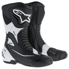 46-4105-0106-46 Alpinestars 4105-0106-46 Mens Smx-s Motorcycle Boots Black/white Size