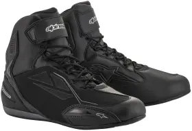 4109-0107-10 Alpinestars Stella Faster-3 Drystar Womens Riding Shoes 9.5 Black/silver
