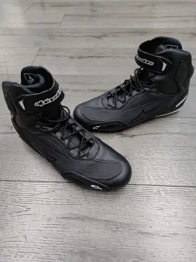 4110-0155-07 Alpinestars Mens Faster-3 Shoes Black/black Size 12
