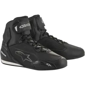 4110-0155-15 Alpinestars Mens Faster-3 Riding Shoes Black/black Size Us 12 -