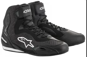 4112010111 Alpinestars Faster-3 Rideknit Riding Shoes Black/white S 10