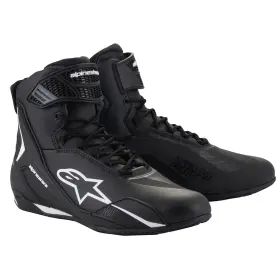 4113-0591-35 Alpinestars Faster-4 Riding Shoes 13.5 Black/white