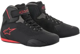 4116-0069-09 Alpinestars Adults Sektor Vented Riding Shoe Black/gray/red Size 12.5 4116-0069-09 Alpinestars Adults Sektor Vented Riding Shoe Black/gray/red Size 12.5