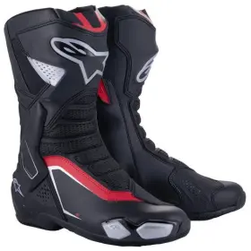 4121-0057-49 Alpinestars Smx-6 V3 Boots 13.5 Black/silver/red