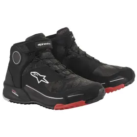 4133-2290-06 Alpinestars Cr-x Drystar Riding Shoes 7.5 Black/camo/red