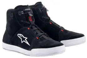 4160-0027-16 Alpinestars Chrome Riding Shoes 12.5 Black/gray/red Fluo