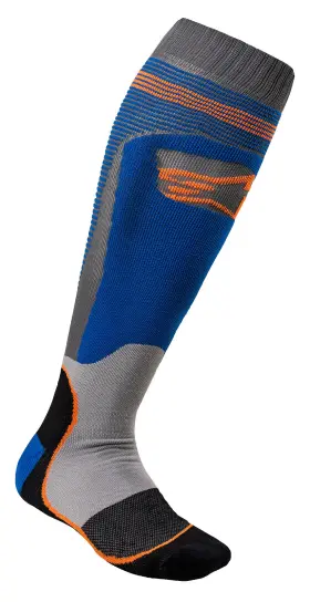 4701820-7042-l Alpinestars Mx Plus-1 Socks Blue/fluo Orange Lg 4701820-7042-l Alpinestars Mx Plus-1 Socks Blue/fluo Orange Lg