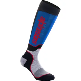 4702324-1226-l Alpinestars Mx Plus Socks Lg Black/white/blue