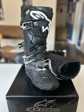 482-0004009 Alpinestars Tech 7 Boots - Black Mens Size 9
