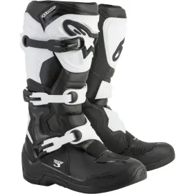 482-04206 Alpinestars Adults Tech 3 Motorcycle Boots Black/white Size 06