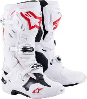482-127-p Alpinestars Tech 10 Supervented Boots White/bright Red