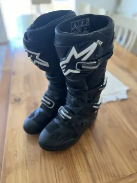 482-20109 Alpinestars Tech 7 Dirt Bike Mx Sxs Atv Off-road Boots Black Mens Size 9 482-20109 Alpinestars Tech 7 Dirt Bike Mx Sxs Atv Off-road Boots Black Mens Size 9