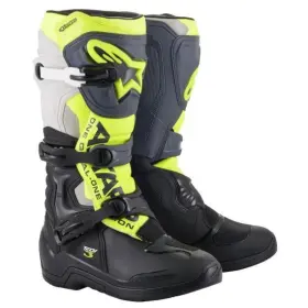2013018-1055-16 Alpinestars 482-29116 Tech 3 Boots Black/cool Grey/yellow/fluo Size 16