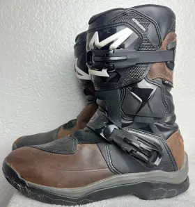 482-46010 Alpinestars Belize Drystar Motorcycle Street Boots Brown Oiled Size 11 Mens Us