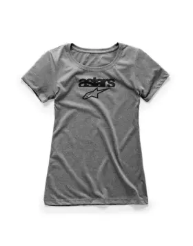 482-68128l Alpinestars Womens Heritage Blaze Tee Grey Large