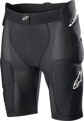 6507823-10-xl Alpinestars Bionic Action Protection Shorts Black Xl