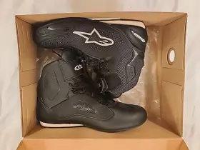 Alpinestars 942441721314 Faster-3 Rideknit Street Riding Shoes Black 10.5