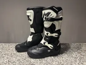 A201301812 Alpinestars Tech 3 Motocross Boots Black/white - Size 9 Never Worn On Bike