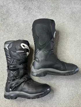 Ast-2047516109 Alpinestars Mens Corozal Adventure Drystar Dirt Bike Boots Black 9 Motorcycle