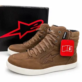 254201510 Alpinestars Md J6 Brown Waterproof Casual Motorcycle Boots Trainers Shoes Mens 11