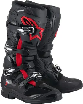 2012025-1030-7 Alpinestars Wps482-0004107 482-0004107 Tech 7 Boots Black/red Fluo