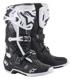 2010020-12-14 Alpinestars Wps482-02014 482-02014 Tech 10 Boots Black/white Sz 14