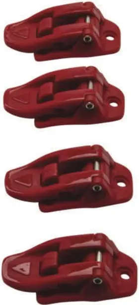 Ans445250 Answer 445250 Ar1 Boot Replacement Parts Buckle Kit Red/black Youth Ans445250 Answer 445250 Ar1 Boot Replacement Parts Buckle Kit Red/black Youth
