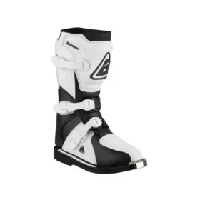 446648 Answer Ar1 Youth Race Boots - Black/white Size 2
