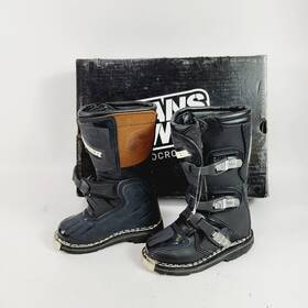 Answer 45-1576 Youth Fazer Motocross Boots - Black 12