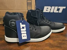 Blb47-bz-9 Bilt Motorcycle Shoes Mens Size 10 Sneaker Style