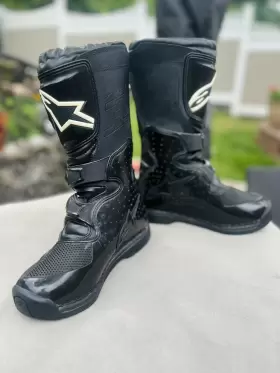 2014011 Black Alpinestars Kids Tech 3 Motorcycle/atv/dirt Bike/moto/black/white/size 4 2014011 Black Alpinestars Kids Tech 3 Motorcycle/atv/dirt Bike/moto/black/white/size 4
