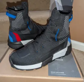 226548-10 Bmw Motorrad Knitrace Sneaker Boots Size 10 Barely Worn #226548-10