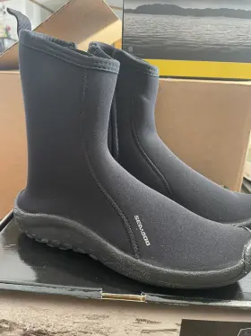 4442612490 Brp Sea-doo Neoprene Shoes Size 13 Black Unisex