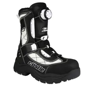 84-2511 Castle X New Womans Size 11 White/black Charge Atop Boots