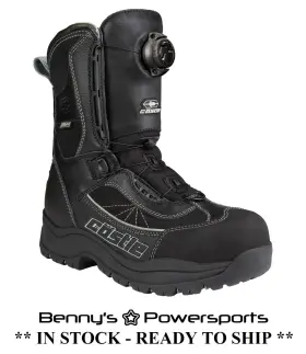 84-214 Castle X Mens Charge Atop Boot Snowmobile Waterproof Turn Style Quick Release