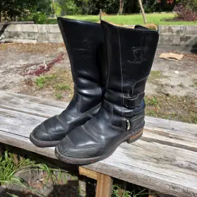 27862 Chippewa 92400 Euro Rally Black Leather Motorcycle Boots Men S 11 Ee Usa Made 27862 Chippewa 92400 Euro Rally Black Leather Motorcycle Boots Men S 11 Ee Usa Made