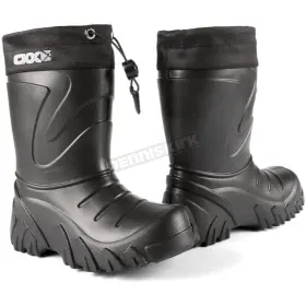 032717 Ckx Kids Black Eva Snowmobile Boots Size 12-13