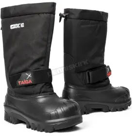 033097 Ckx Black Taiga Evolution Snowmobile Boots Mens Size 11