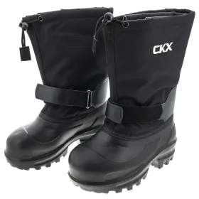 232636 Ckx Mens Boreal Snowmobile Boots Black Codura Nylon Draw Cord Waterproof Lined