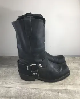 Cj9995bl Cody James Leather Engineer Biker Soft Toe Motorcycle Mens Riding Boots 9 Wide