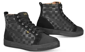 Cortech 097261318081 Slayer Check Mens Canvas Motorcycle Riding Shoes Black 14 Usa