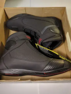8530-0105-46 Cortech Chicane Air Motorcycle Riding Shoes Black 10